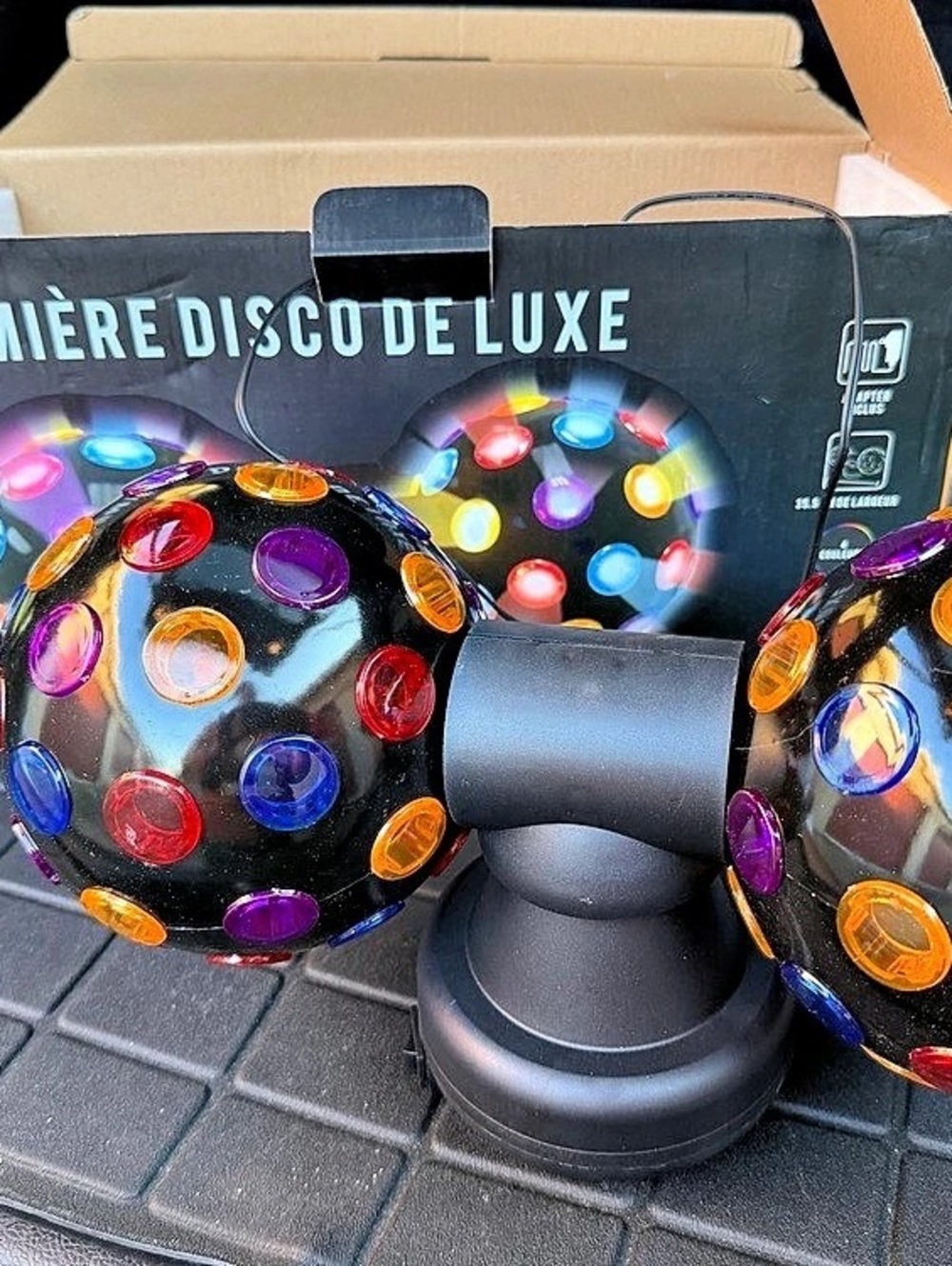 Lumière Disco de Luxe Disco Light Projector Black & Multicolor